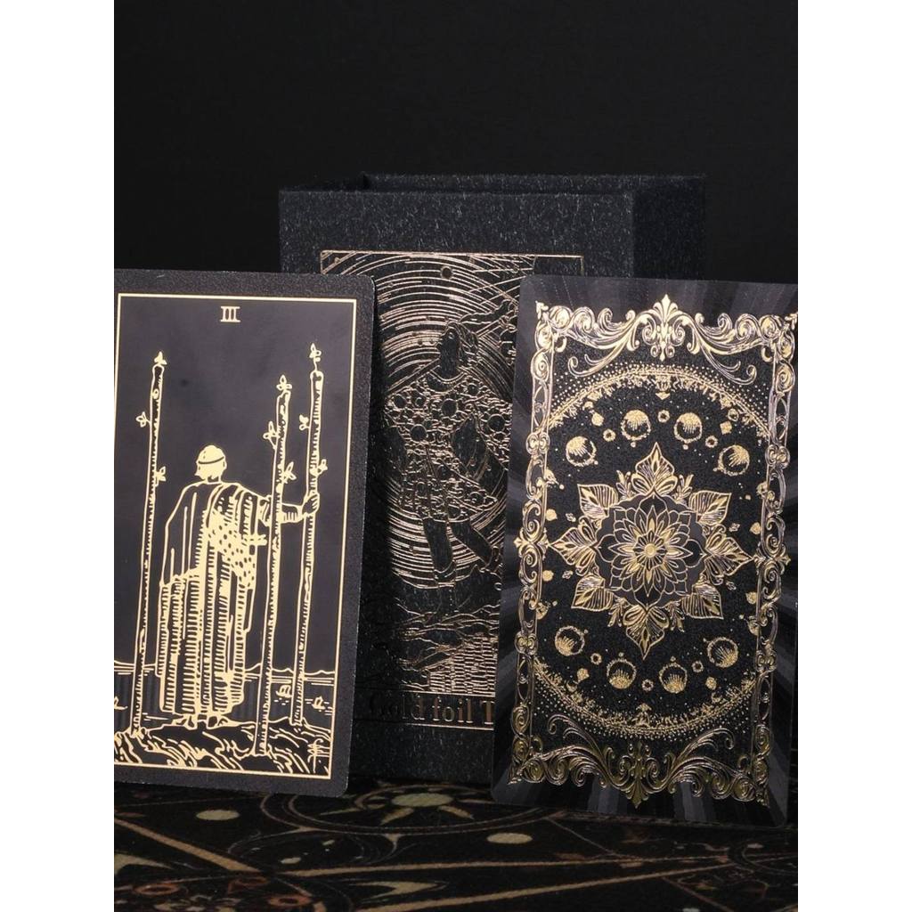 2026 Sản phẩm mới Tarot Gold Foil Classic Chính hãng Người mới bắt đầu Witte Gilding Bộ sưu tập đầy 