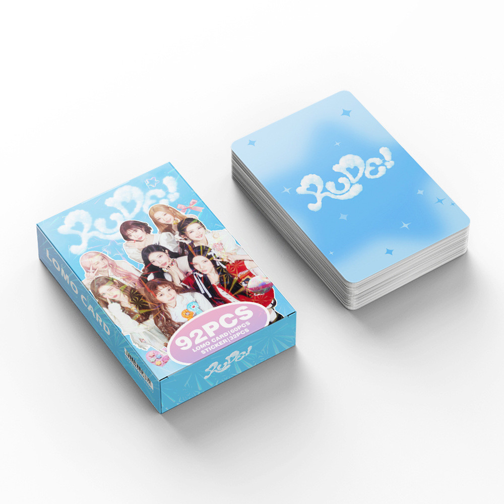 92 Chiếc Hearts2Hearts H2H RUDE Lomo Cards FOCUS Album The Chase Dán Pretty Please Butterflie Photoc