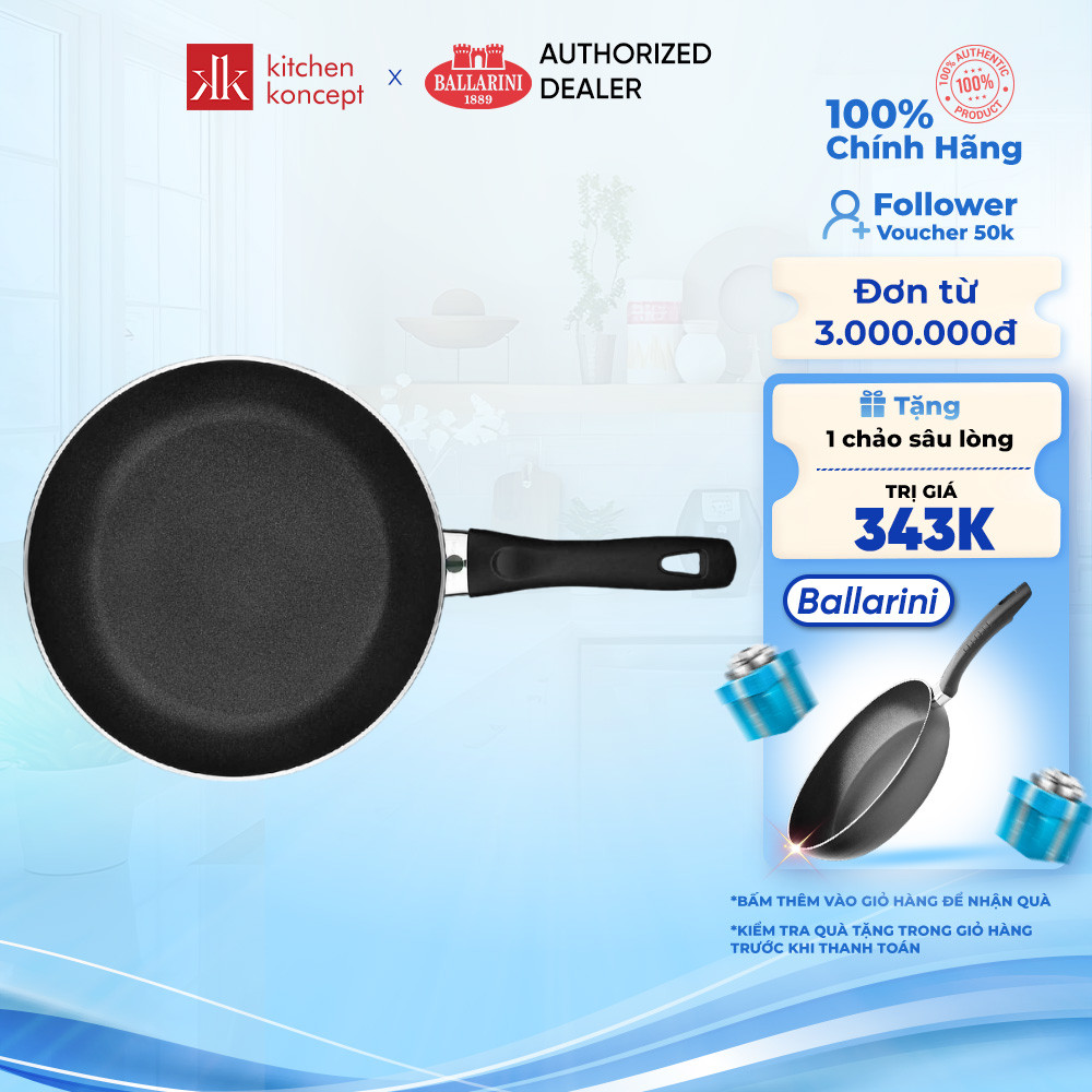 Chảo Chống Dính BALLARINI Bologna Keravis - Chảo Chiên - 28cm