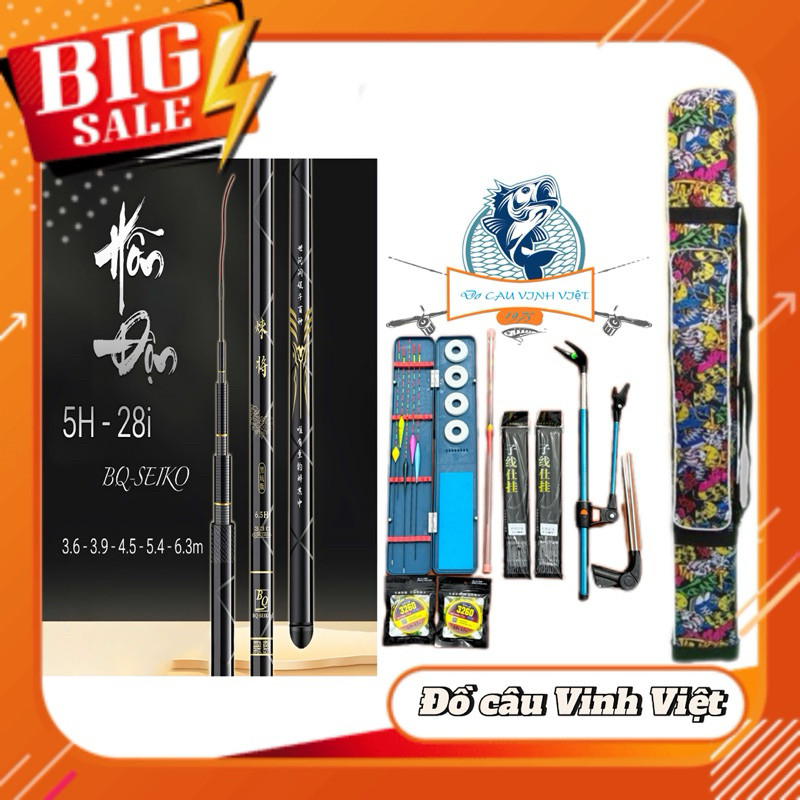 Combo Cần Biquan Hỗn Độn 5H chuyên câu tổng hợp,tự nhiên..