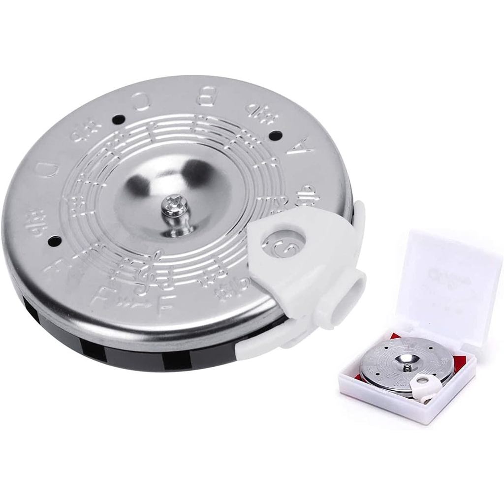 Jiayouy F- F Pitch Pipe Tuning-Devices Chromatic 13 Tone Pitch Pipe Tuner cho Violin Ukulele Guitar 