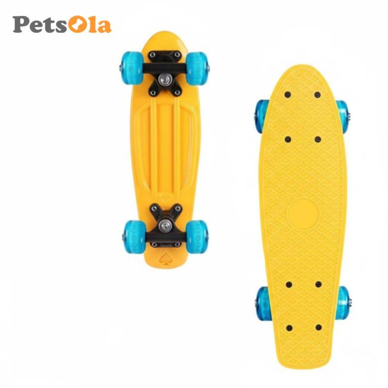 17 Inch Mini Trẻ Em Ván Trượt Led Wheels Penny Board Đồ Chơi Ngoài Trời Để Trượt Băng Và Phát Triển 