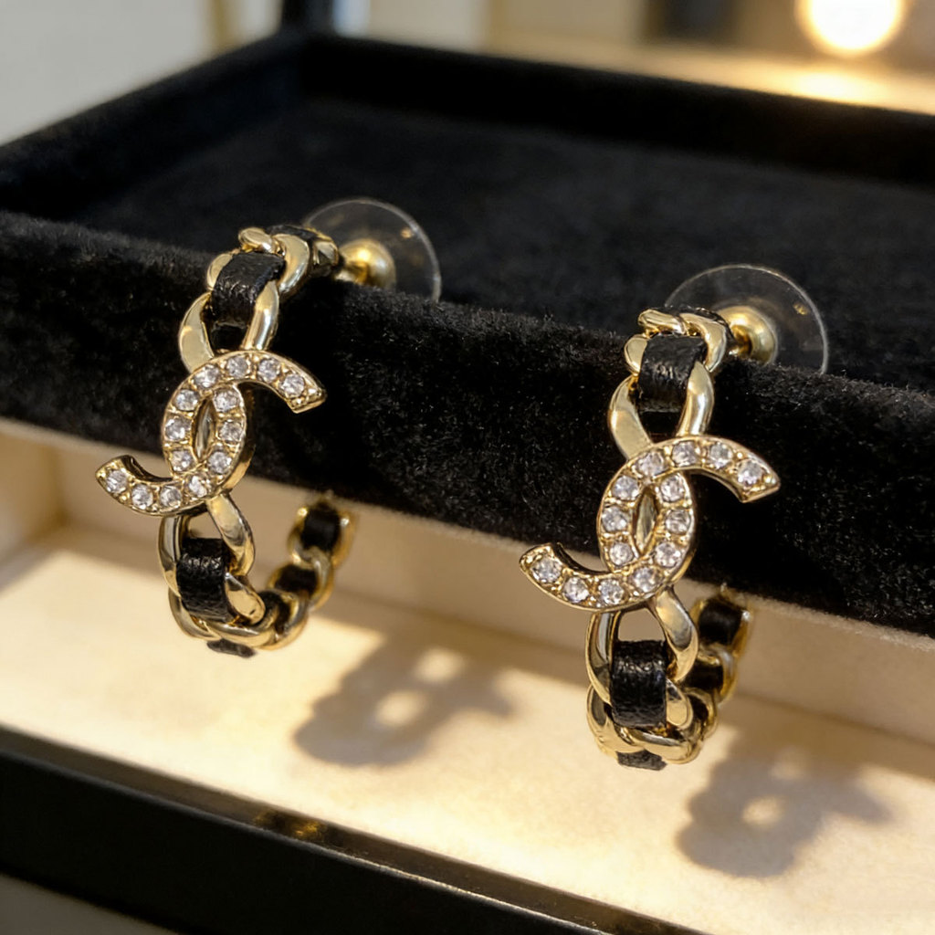 New leather letter earrings are versatile and exude an elegant and luxurious feel26