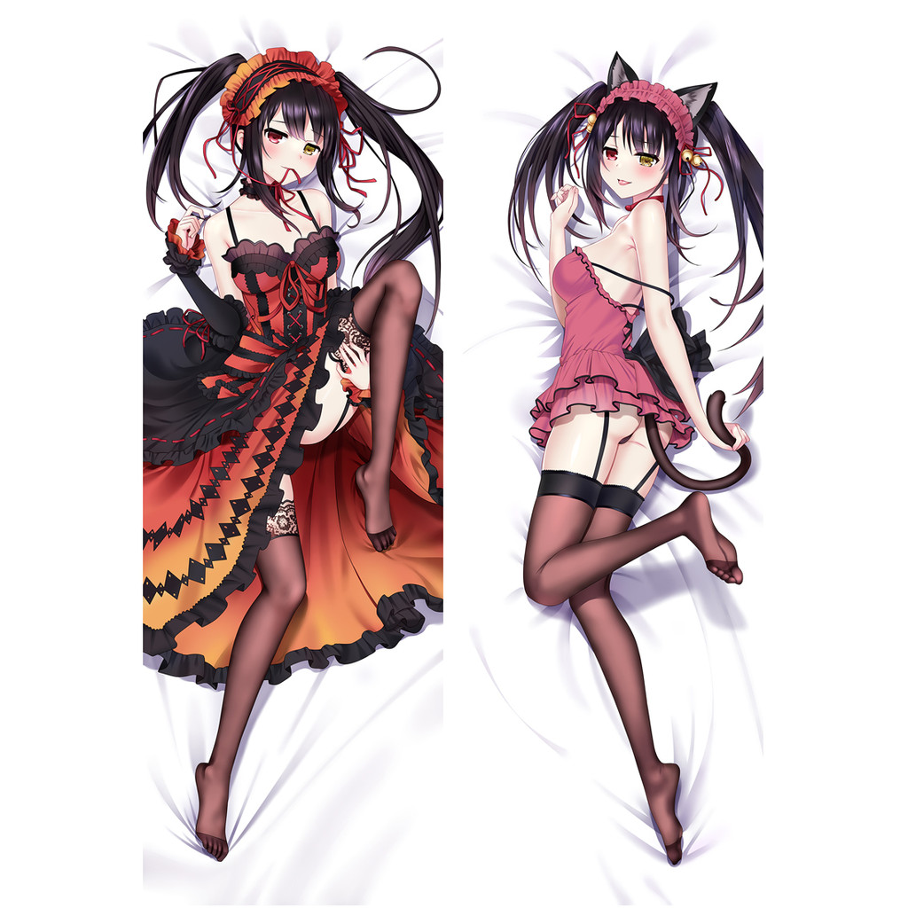 Ngày Một Sống Tokisaki Kurumi Anime Trò Chơi Cosplay Dakimakura Gối Ôm Thân Gối Cove