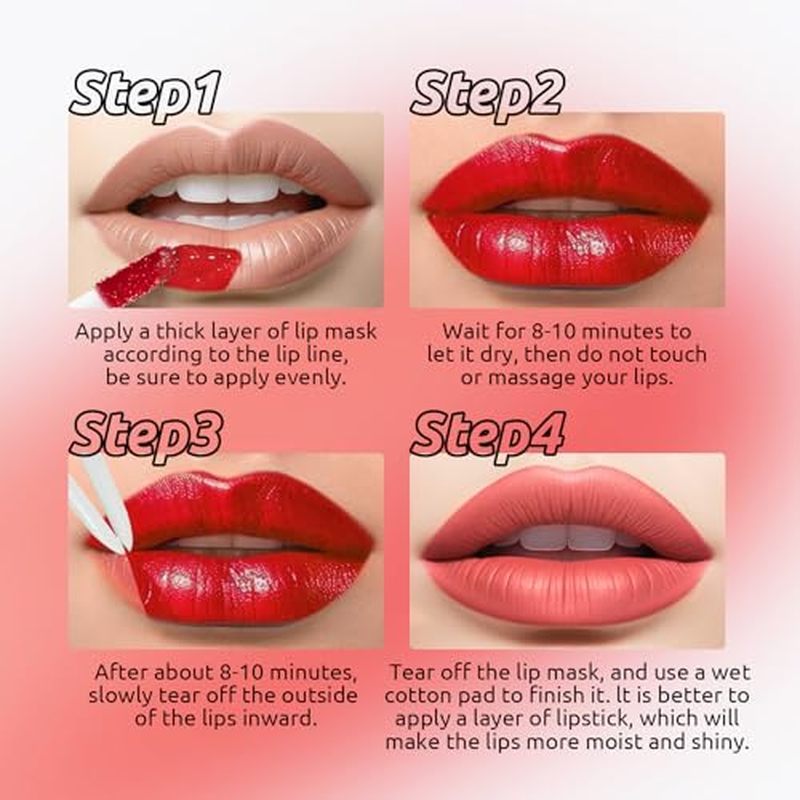 Bộ trang điểm lâu trôi hình xăm không thấm nước Peel Off Lip Stain Set Matte Finish DAGEDA