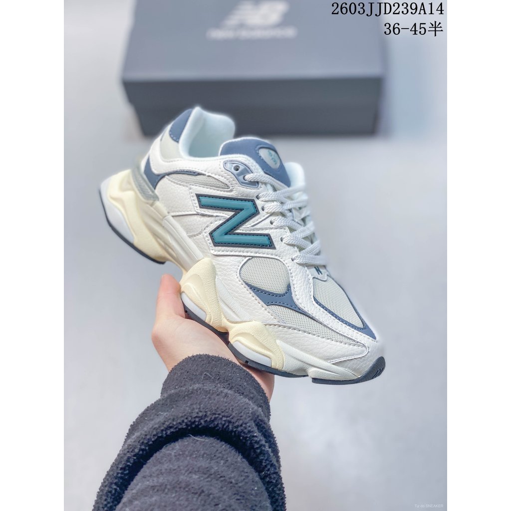 Giày NB9060 New Balance, dad shoes cổ điển, giảm chấn êm, thấp cổ, mỏng nhẹ, unisex, chạy bộ & stree