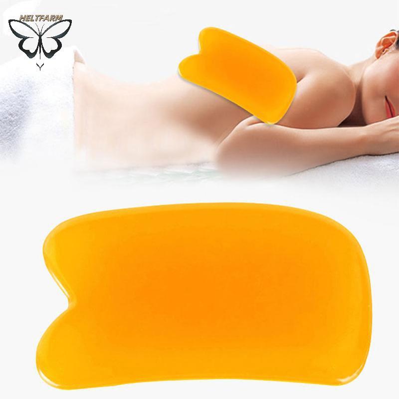 GOLD GuaSha Cạo Massage Dụng Cụ Massage Toàn Thân Guasha Board SPA Cho Mặt Body Beauty VN