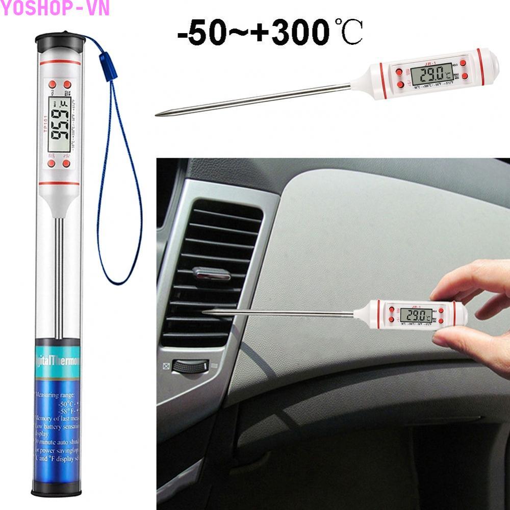 [Ysp]Easy to Read LCD Digital Thermometer Gauge Tool for Car Vehicle Air Conditioning
