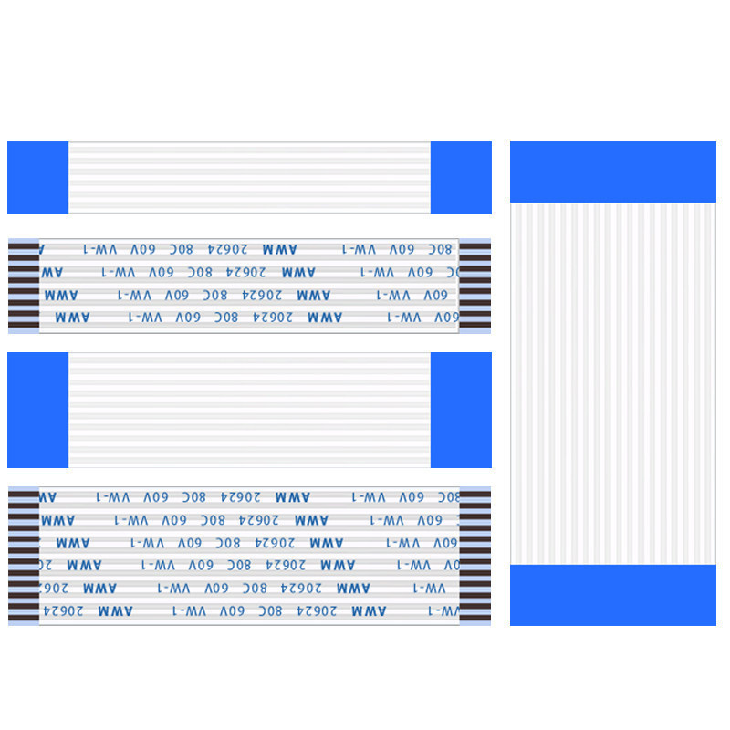 Cáp phẳng linh hoạt FFC / FPC 1.25MM Cáp kết nối cáp phẳng 4P / 5P / 6P / 7P / 8P / 9P / 10P / 18P N