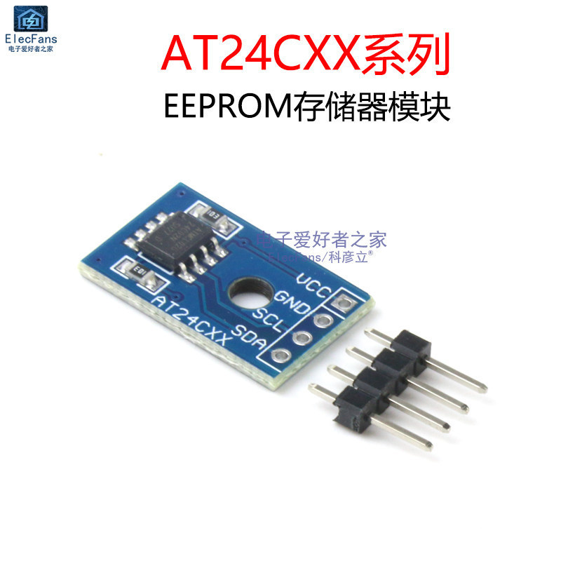 Mô-đun bộ nhớ EEPROM AT24C02 / 04 / 08 / 16 / 32 / 64 / 128 / 24C256 Giao diện Chip I2C