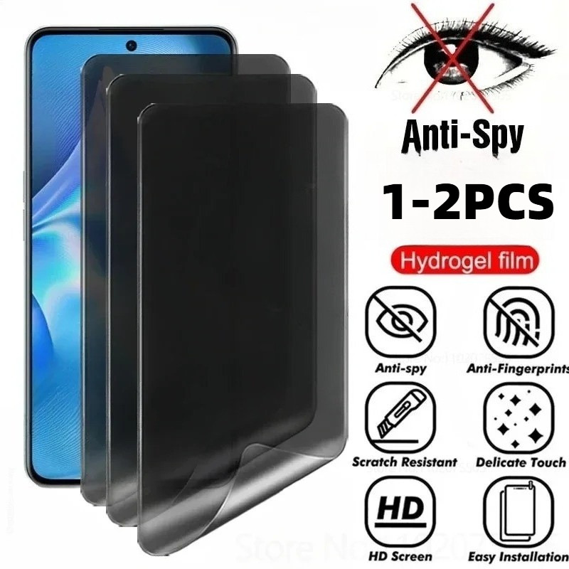 2 Chiếc HD Mềm Hydrogel Cho OnePlus Nord CE4 CE3 CE 3 4 5 Lite Chống Gián Điệp Riêng Tư Chống Ánh Sá