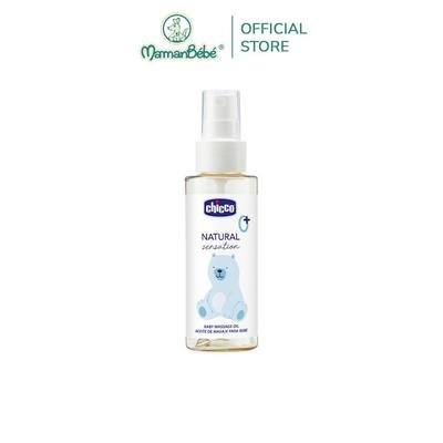 Dầu mát-xa cấp ẩm và hỗ trợ đàn hồi da  Chicco Natural Sensation 0M+ 100ml