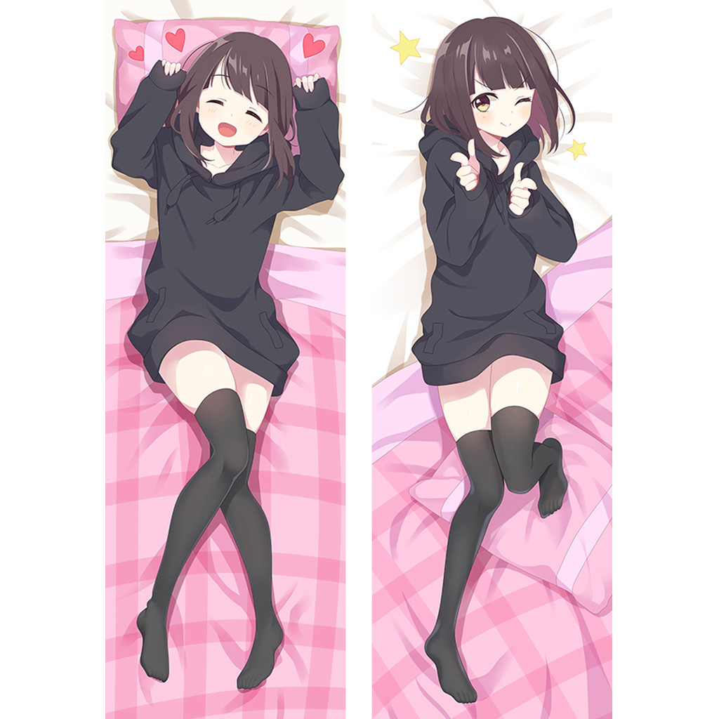 Anime Trang Trí Gối Menhera Chan Nanase Kurumi Dakimakura 2 Mặt In Hưngging Body Cushion Cover Otaku