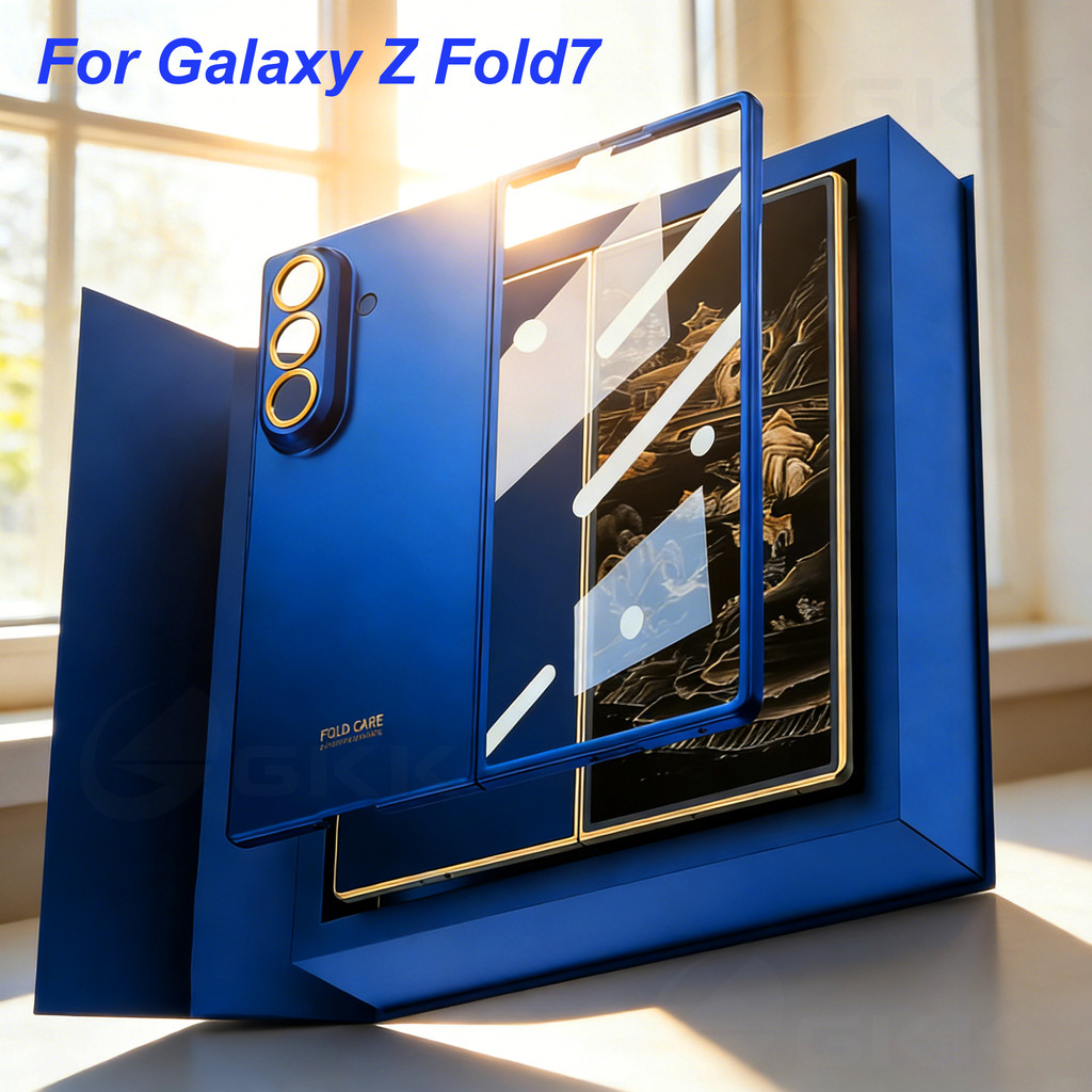 Ốp Lưng Chính Hãng LUSHUO Cho Galaxy Z Fold 7 6 Siêu Mỏng Phục Hồi Độ Dày Màn Hình Kính Bảo Vệ Dành 