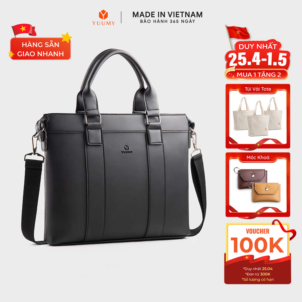 Cặp Công Sở Yuumy (Thời trang nam đi làm cỡ lớn - Cặp da CAYM11)