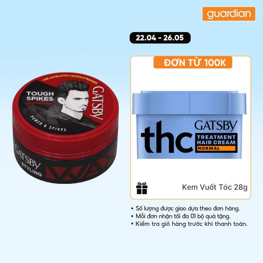 Wax Tạo Kiểu Tóc Đỏ Gatsby 25Gr
