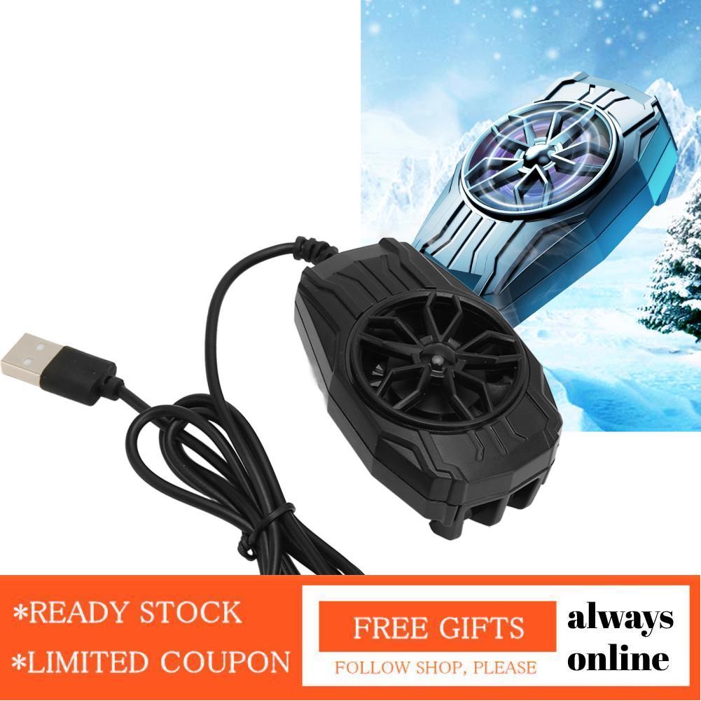 Alwaysonline Luônonline Quạt Điện Thoại Denash Siêu Im Lặng 5V 1A Tản Nhiệt Mini Làm Mát Sừng Lưỡi D