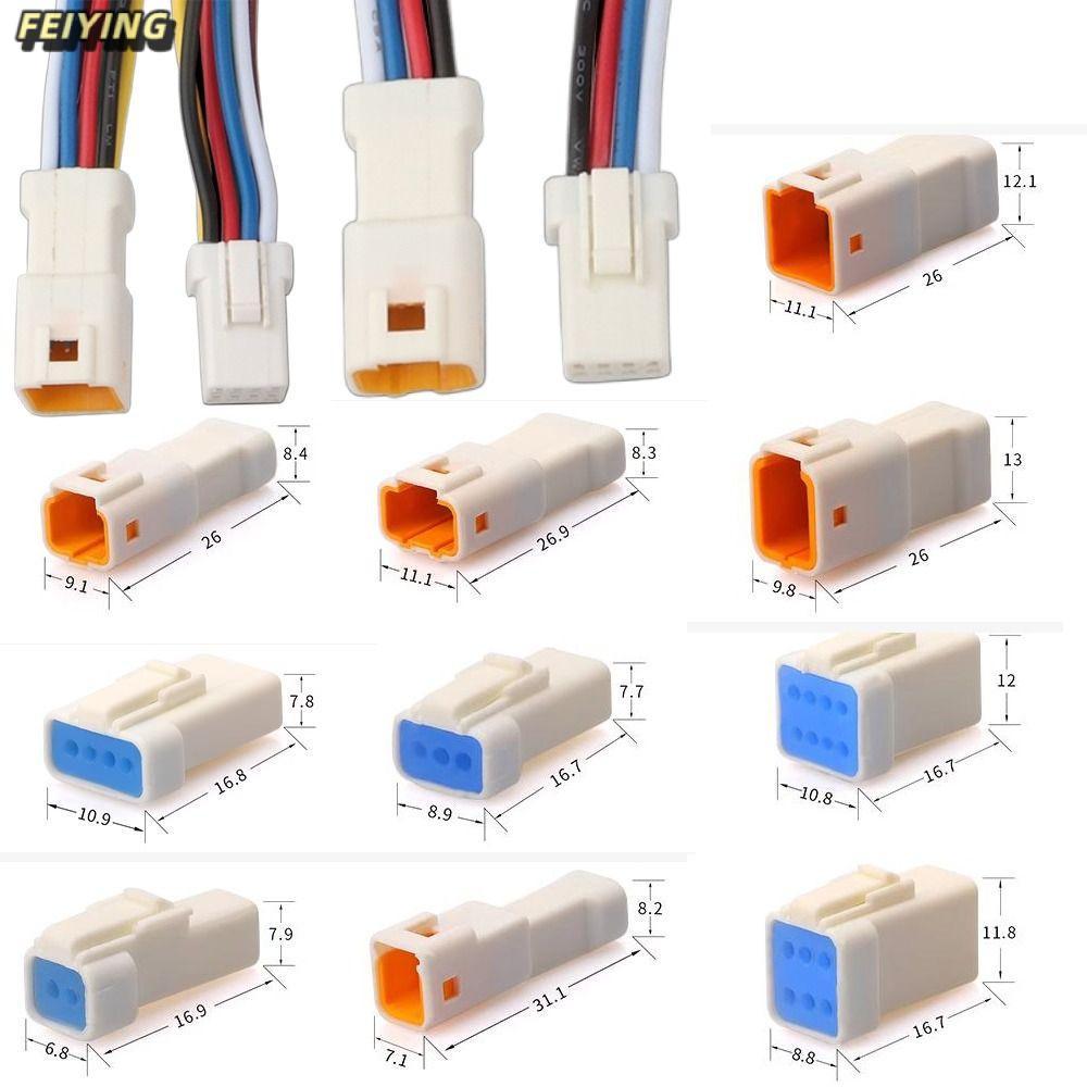 Đầu nối cáp chống nước ô tô FEIYING, 03R-JWPF-VSLE-S JST JWPF Type JST JWPF Male Female Butt Plug, Đ