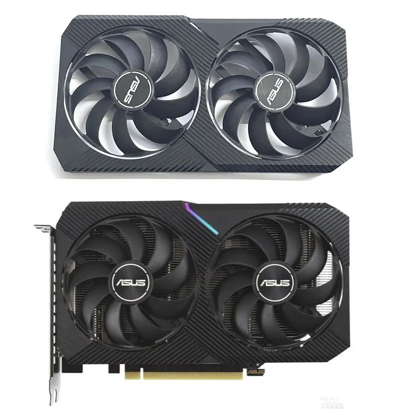 Quạt GPU kép RTX 3060 chính hãng cho ASUS Dual RTX 3050 3060 3060TI Mini GTX 1650 Mini 1660S Mini RX