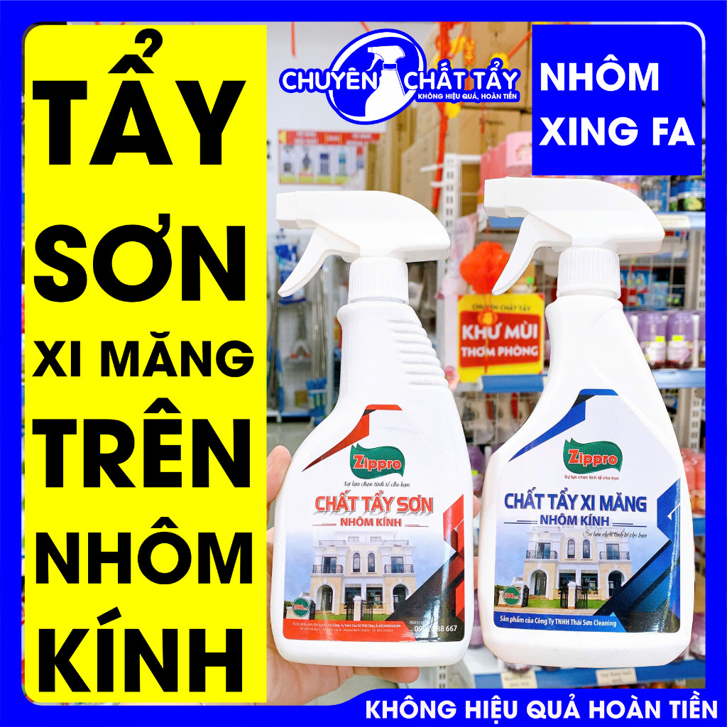 XỊT TẨY SƠN, TẨY XI MĂNG ZIPPRO 500ML, LÀM MỀM TẨY SẠCH SƠN NƯỚC, SƠN TƯỜNG, XI MĂNG - HIỆU QUẢ CAO