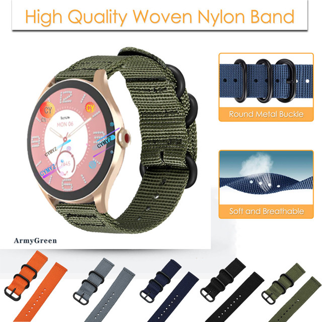 Dành Cho Đồng Hồ Thông Minh TechLife P1 Lite Dây Đeo Nylon Cho Đồng Hồ TechLife P1 Lite Dây Đeo Tay 