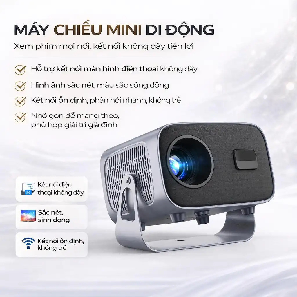 Projector máy chiếu máy chiếu Android máy chiếu mini máy chiếu gia đình máy chiếu di động projector 