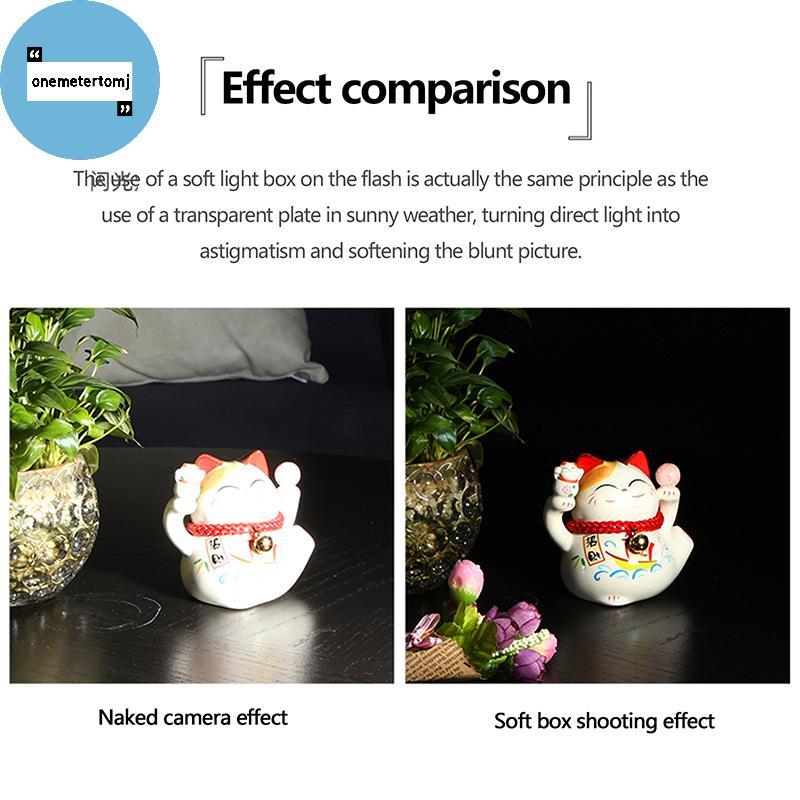 Onemetertomj Photo Flash Diffuser Dome Bounce Cho V1 TT600 V850II V860III TT600 / 520 / 685 / 850 / 