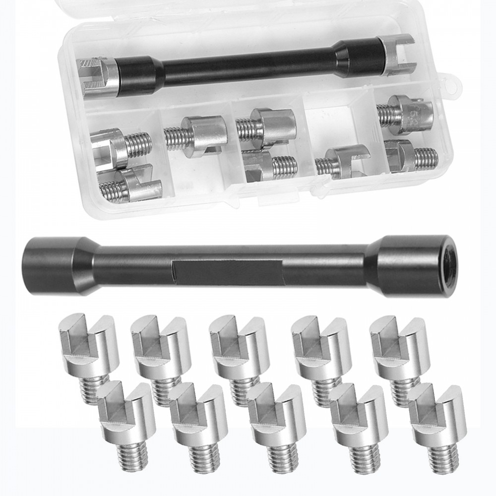 Cờ lê Cờ lê Bụi bẩn Xe đạp Nói Cờ lê Cờ lê Bánh xe Công cụ vành 11 Cái / bộ Đa năng