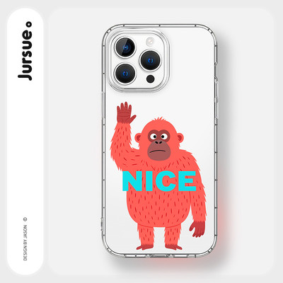JURSUE Ốp lưng dễ thương đẹp hoạt hình độc lạ Nghệ thuật trừu tượng ngộ nghĩnh nam chống sốc chống bẩn mềm cho iPhone 17 Air 16 15 14 13 12 11 PRO MAX SE 2020 X XR XS ip 8 7 Plus MZ506465