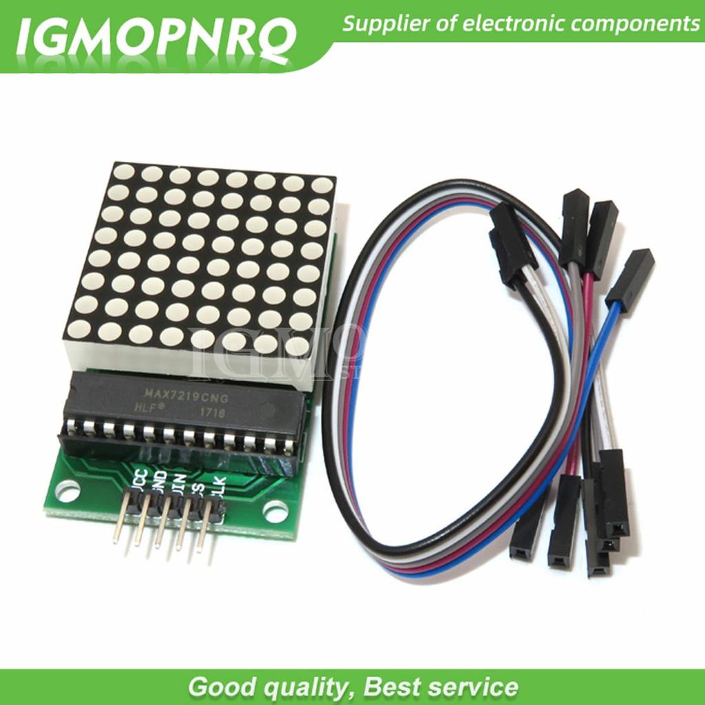 MAX7219 Dot Led Matrix Module Led Matrix Controller MCU Control LED Display Module 8 * 8 Cho Arduino