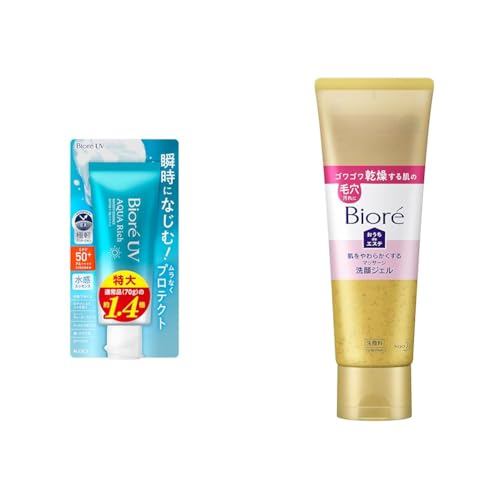 【Bộ 2 món [Độc quyền trên Amazon.co.jp]】 Bioré UV Aqua Rich Watery Essence 100g Kem chống nắng SPF50