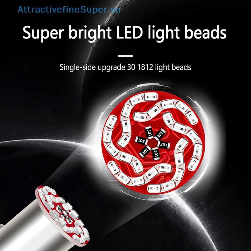 ASVN 2 Chiếc 1156 1157 Led RGB 30LED DRL Đèn Dừng Đảo Chiều Đèn Đỗ Xe 12V Xe Máy Nhấp Nháy Đèn Led P