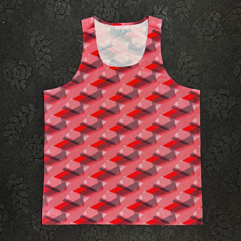 【Ready Stock】 Vest Marathon Track and Field Running Competition Seamless Adhesive Pressure Track and