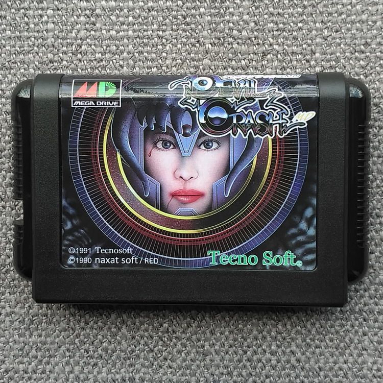 [Thẻ trò chơi Xiaobawang] Sega MD < Devil Crash MD > Devil Crash MD