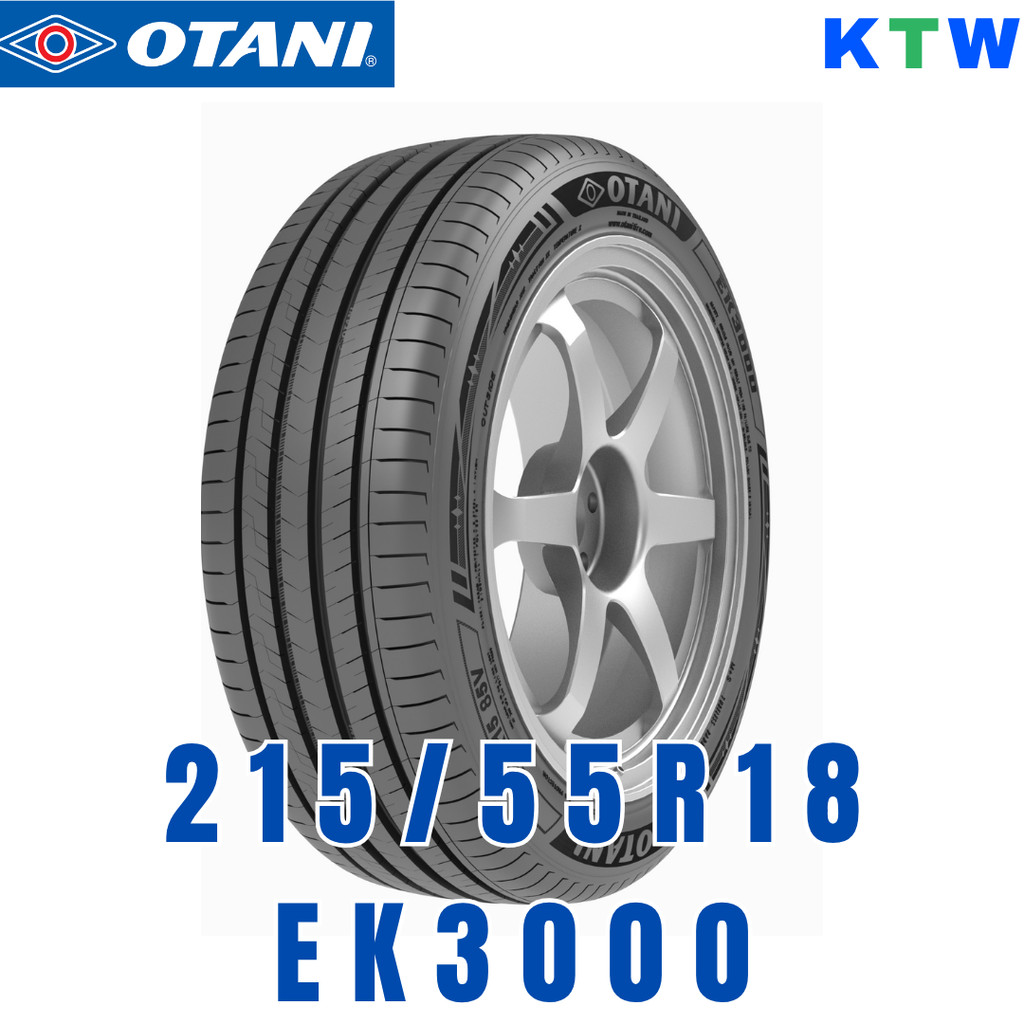 Lốp  OTANI 215/55R18 EK3000 Thái Lan - Siêu êm, Chống phù hông cho Yaris Cross, CX-30, Trax ( Tặng V