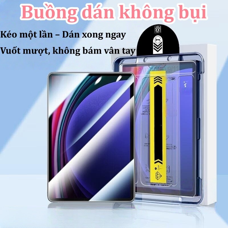 Kính Cường Lực Samsung Galaxy Tab HD Trong Suốt Chống Trầy Cho Tab A9 Plus S7 Plus S8 S8 Plus S9 S9 