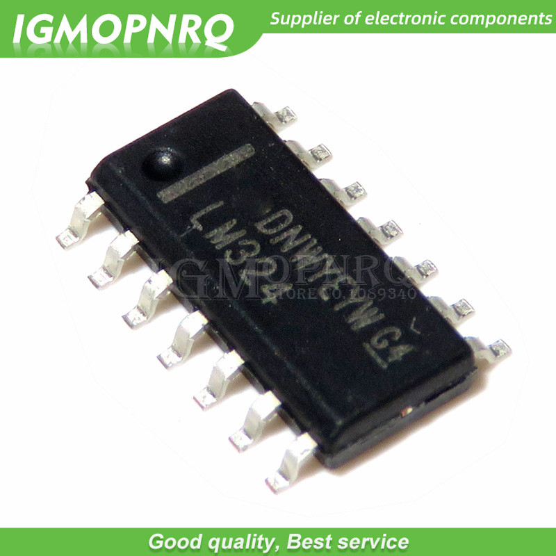 Bộ 10 IC LM324D LM324 LM324DT LM324DR SOP14 chính hãng 100% mới