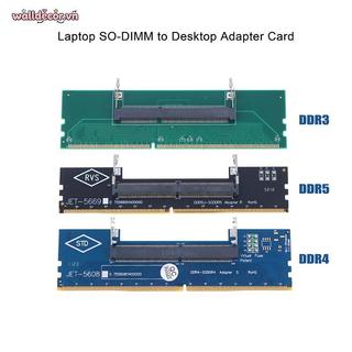 Wa DDR3 DDR4 DDR5 Laptop SO-DIMM Sang Máy Tính Để Bàn Adapter Thẻ Chuyển Đổi Bộ Nhớ RAM Kết Nối Adapter VN