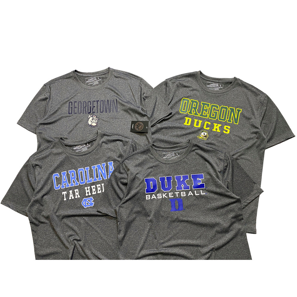 Áo thun tập luyện bắn súng nhanh khô NCAA Basketball University League North Carolina Oregon Duke Fi