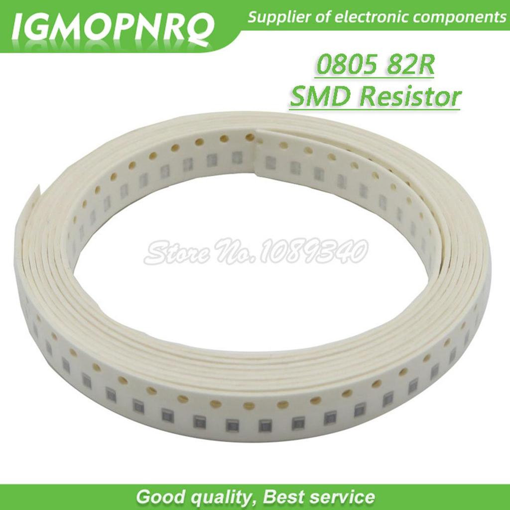 300 Chiếc 0805 SMD Điện Trở 82 ohm Chip Điện Trở 1 / 8W 82R ohms 08085-82R