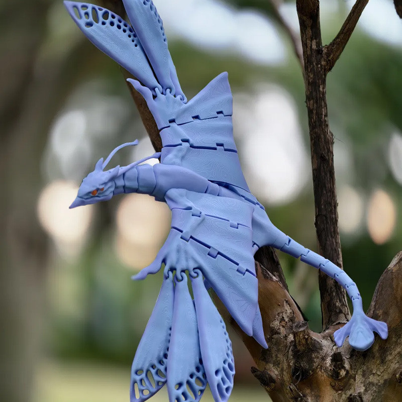 Avatar ikran Banshee Đồ chơi in 3d Di chuyển được Hình chung Trang trí máy tính để bàn