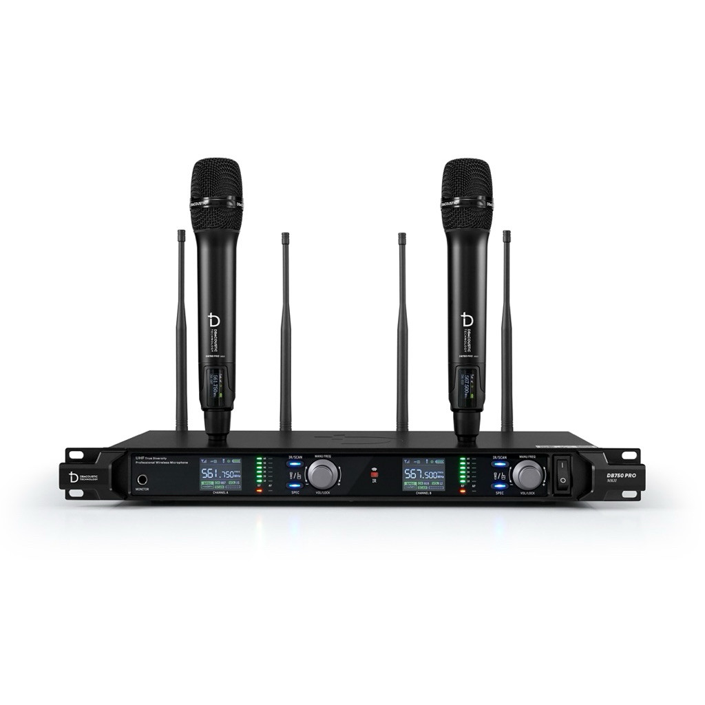 Micro Không Dây DBacoustic DB750PRO MKII - Hàng Chính Hãng SAL Việt Nam, Bảo Hành 2 Năm, Check iMeil