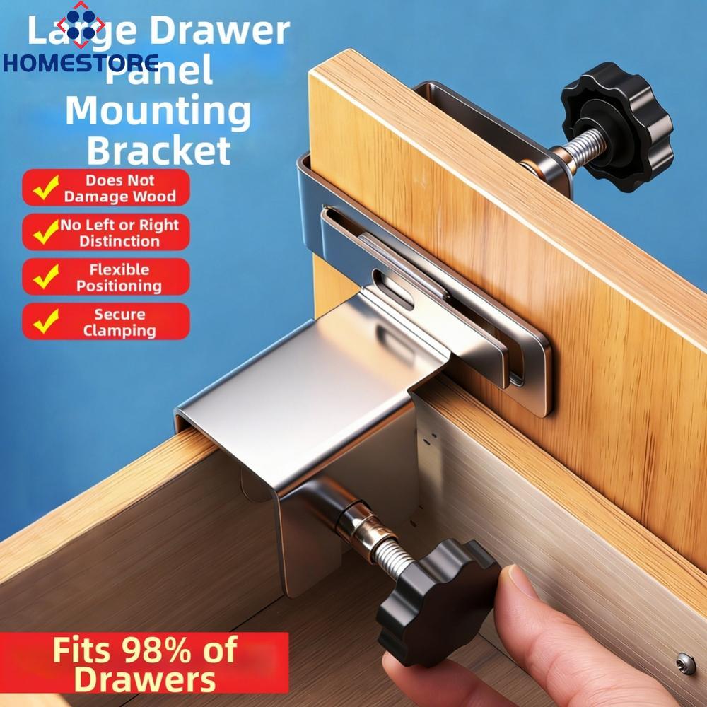 [Homestore]Thickened Reinforced Drawer Mounting Clamp for Stable and Secure Drawer Assembly