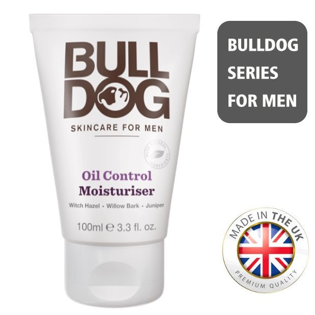Bulldog Skincare For Men, Kem dưỡng ẩm kiểm soát dầu, 3,3 fl oz (100 ml)