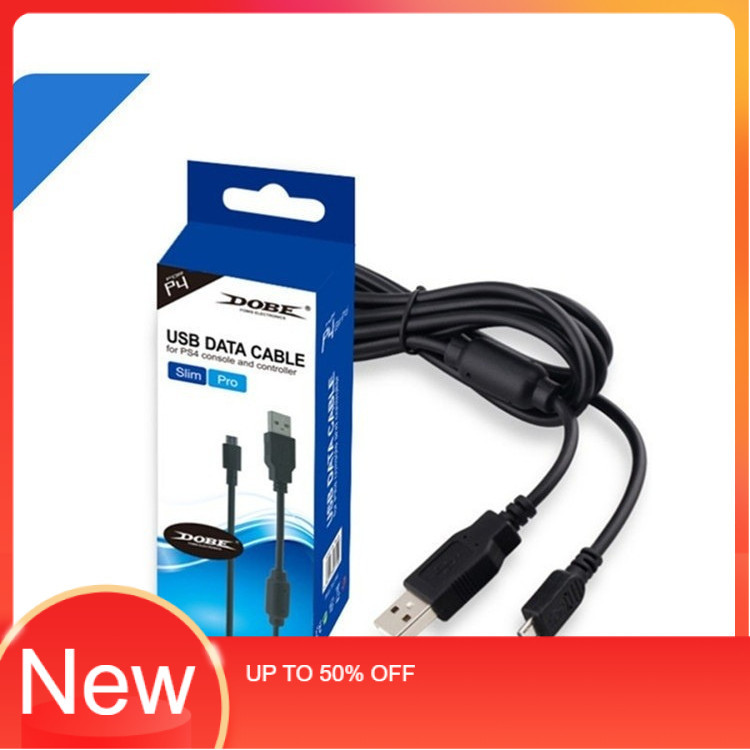 Cáp sạc tay cầm PS4 dài 2m – Dây sạc Micro USB cho tay cầm PS4 / PS4 Slim / PS4 Pro – Phụ kiện game 