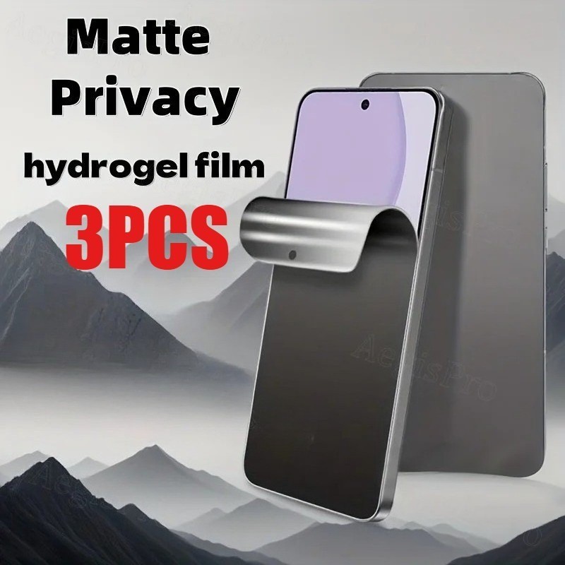 3 Phim Hydrogel Mềm Mờ Cho Tecno Pop Pouvoir 3 5 5X 6 7 8 9 LTE Plus Pro 4G 5G Chống Trầy Xước Chống