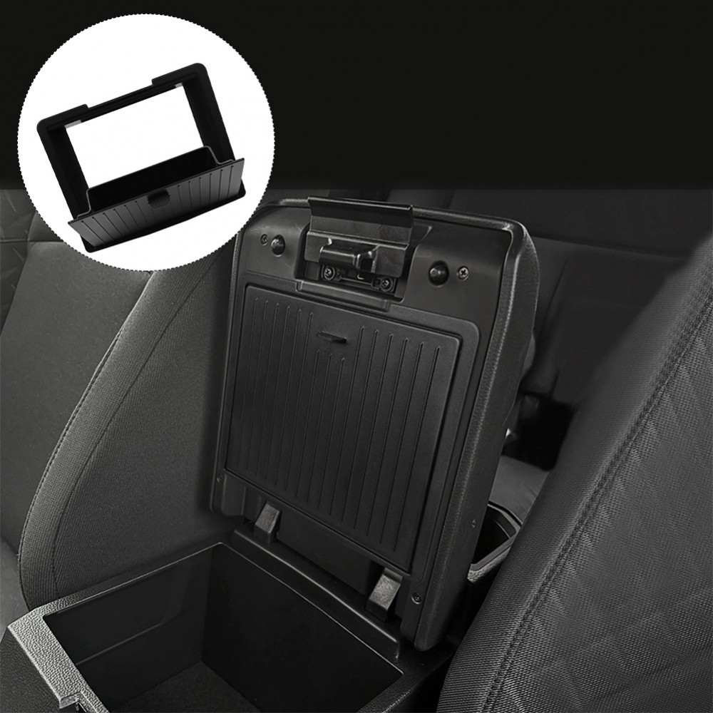 25x15x10cm Đen ABS Tay Hộp Nắp Cho Xe Toyota Cho 4Runner 2025 Bảng Điều Khiển Lưu Trữ