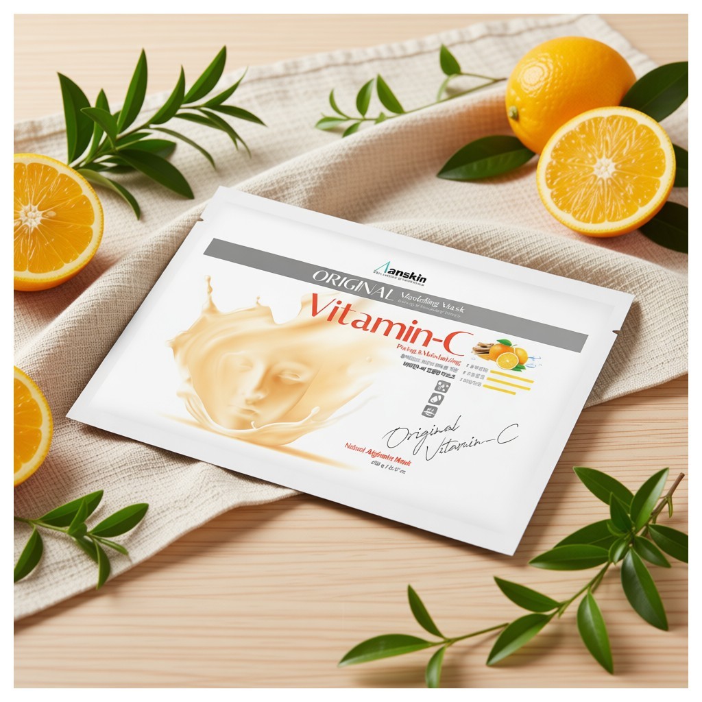[anskin] Mặt nạ mô hình Vitamin-C chính hãng, 240g, 1 mặt nạ mô hình Hàn Quốc / Công thức làm sáng d