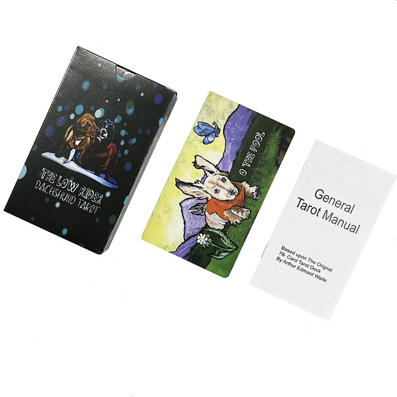 Hàng sẵn có Vận chuyển nhanh 12x7 Low Rider Dachshund Tarot Low Rider Dachshund Tarot Tarot212360509