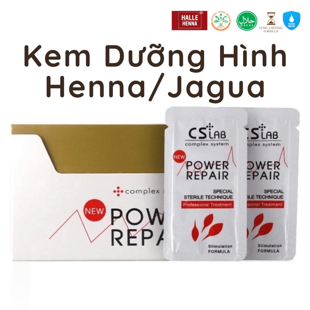 Dưỡng CSLAB Hàn Quốc – Phụ Kiện Giữ Màu Hình Vẽ Henna & Jagua Bền Đẹp